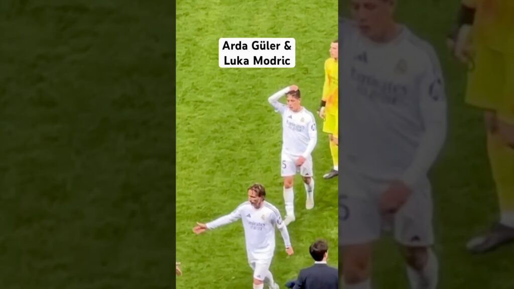 Luka Modric, Lille yenilgisi sonrası Arda Güler’i teselli etti #ardagüler #lukamodric #realmadrid