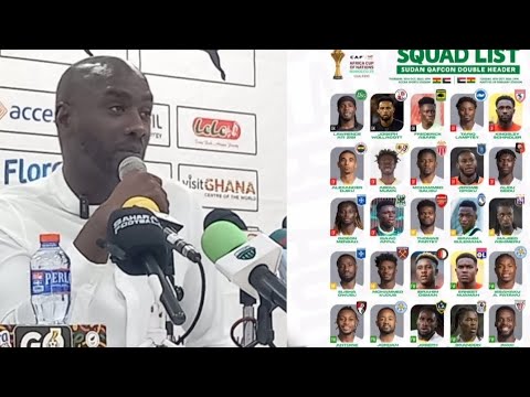 OFFICIAL: BLACK STARS 25 MAN SQUAD, INAKI WILLIAMS, KUDUS MOHAMMED