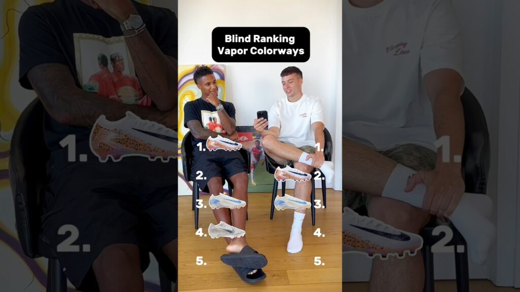 Blind ranking the best Nike Mercurial Colorways mit Ismail Jakobs🔥 #shorts
