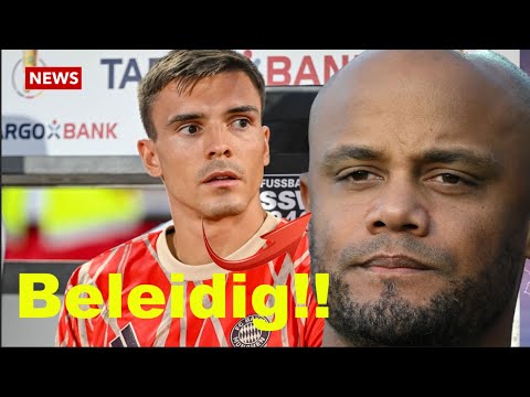 Vor 1 Stunde! Joao Palhinha war wütend, weil Vincent Kompany ihn nicht spielen ließ