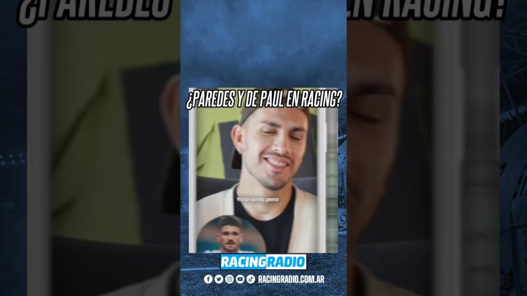 🗣️ "YO LO VOY A LLEVAR A RACING. LE VOY A GUARDAR LA 5 Y VAMOS A JUGAR JUNTOS". Rodrigo De Paul