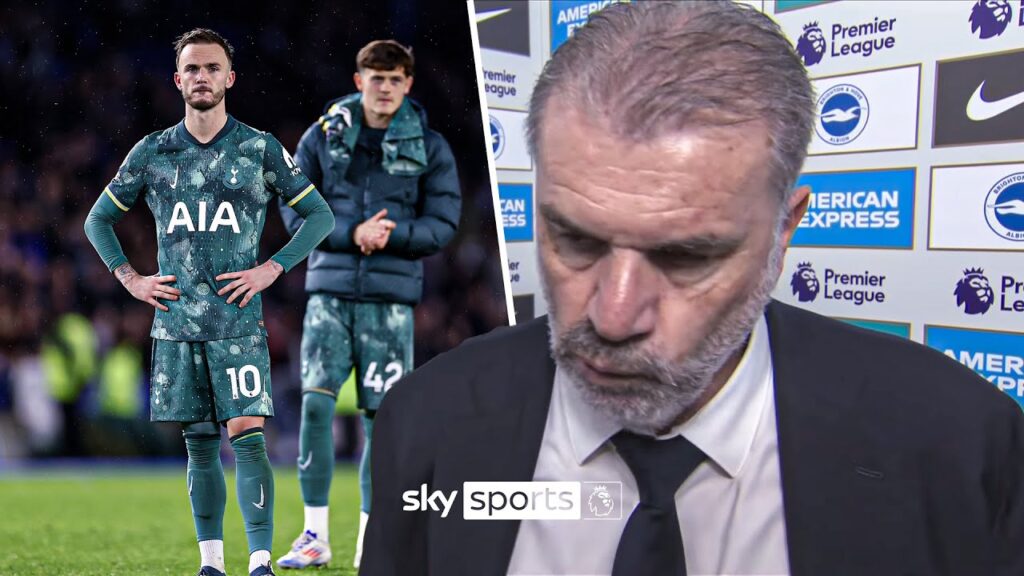 "Worst defeat since I've been here" 😬 | Ange Postecoglou reacts to Spurs' defeat to Brighton
