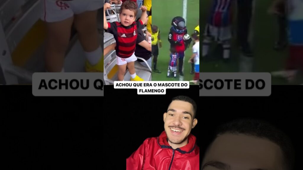 FILHO DO EVERTON RIBEIRO CONFUNDIU OS MASCOTES!