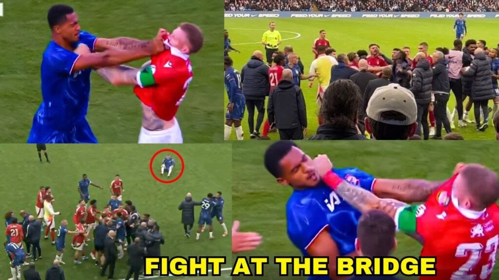 Nicolas Jackson In Trouble As A Video Appears To Show Him Slapping Morato. After Draw At The Bridge. Nicolas Jackson In Trouble As A Video Appears To Show Him Slapping Morato. After Draw At The Bridge.