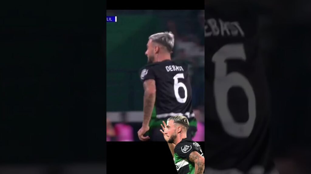 Zeno DeBast GOAL !! #football #championsleague