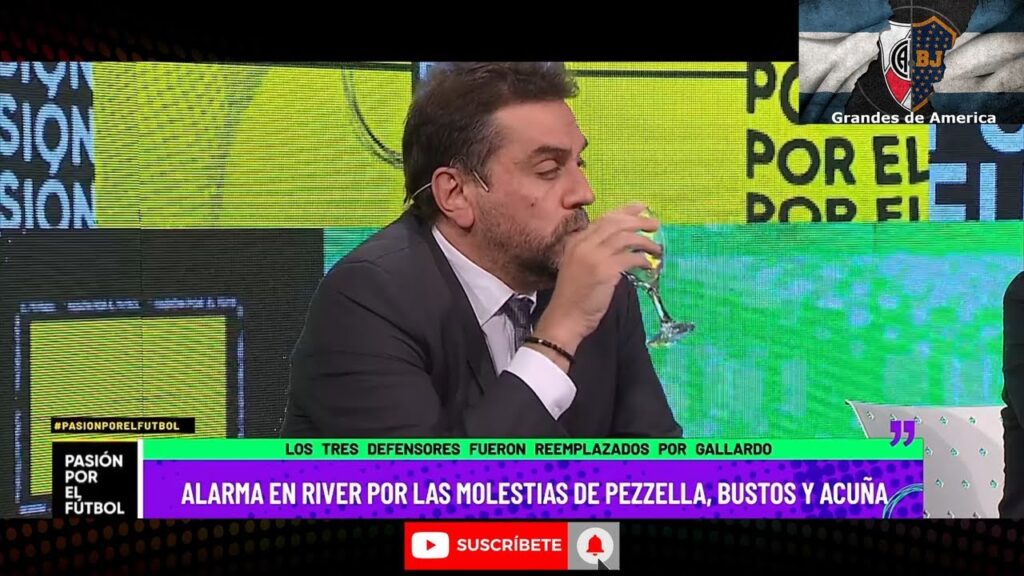 ALARMA en River, por las Molestias de Germán Pezzella, Bustos y Acuña