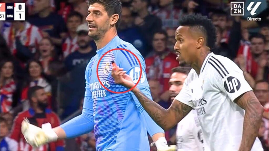 Angry Atletico Madrid Fans Throw Object at Thibaut Courtois 😳😡 | Derby Suspended | Real Madrid