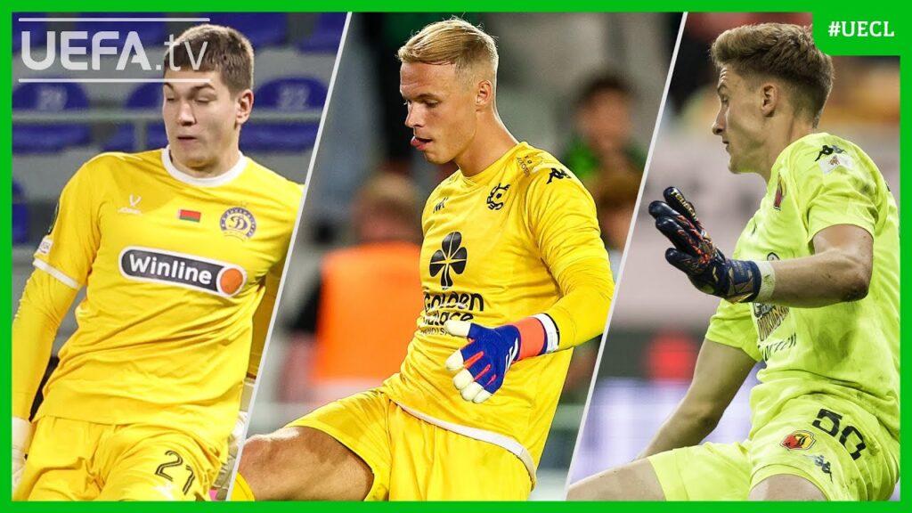 #UECL Great Saves Matchday 1 | Lapoukhov, Delanghe, Abramowicz