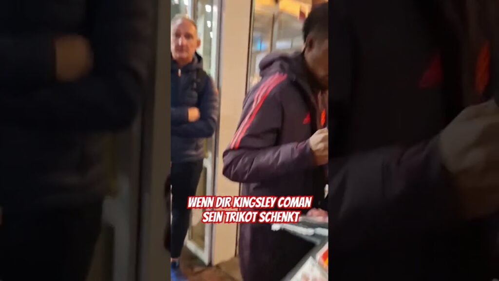 Wenn Dir Kingsley Coman sein Trikot nache dem Spiel gegen Franlfurt schenkt.