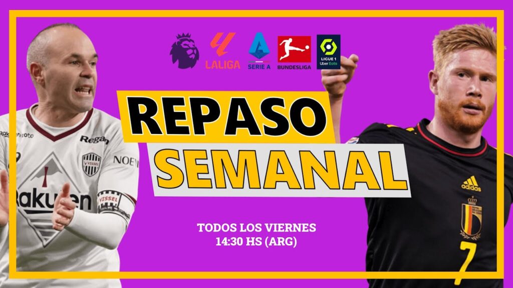 ¡REPASO SEMANAL! SE RETIRA INIESTA? CRISIS EN BELGICA, JORNADA DE CHAMPIONS!