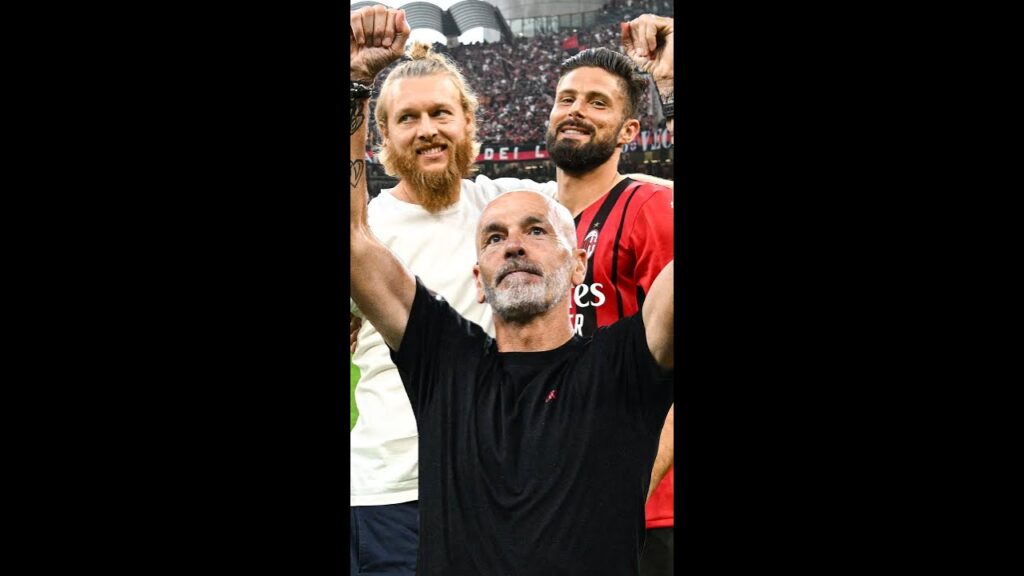 Giroud, Kjær, Pioli... Thank you ❤️🖤 | #shorts