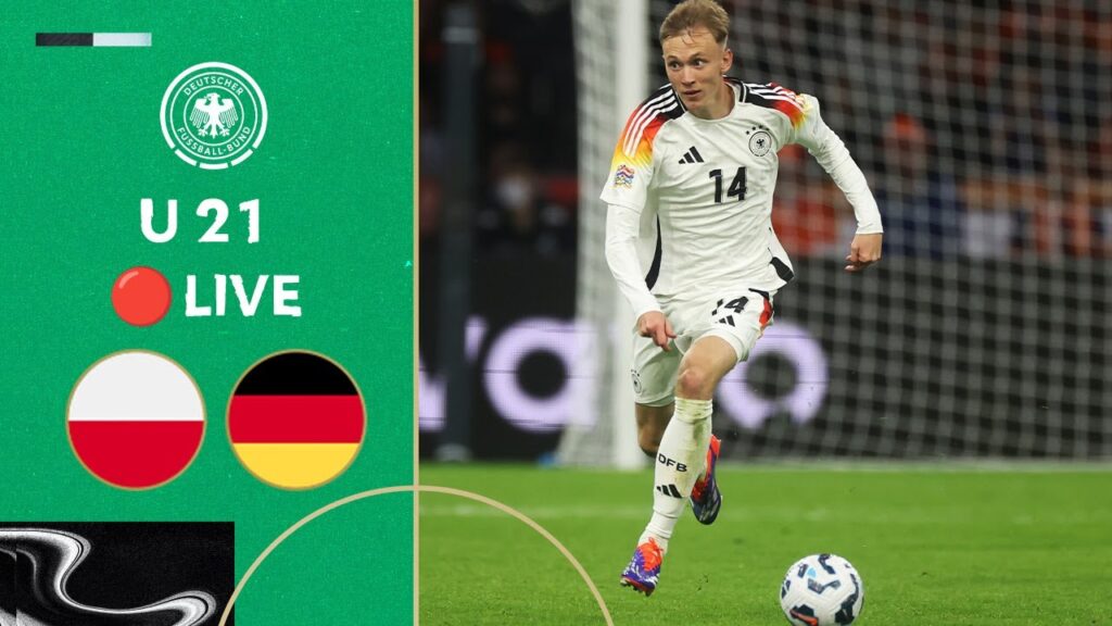 LIVE 🔴 Poland vs. Germany | Under-21 - EURO Qualifiers