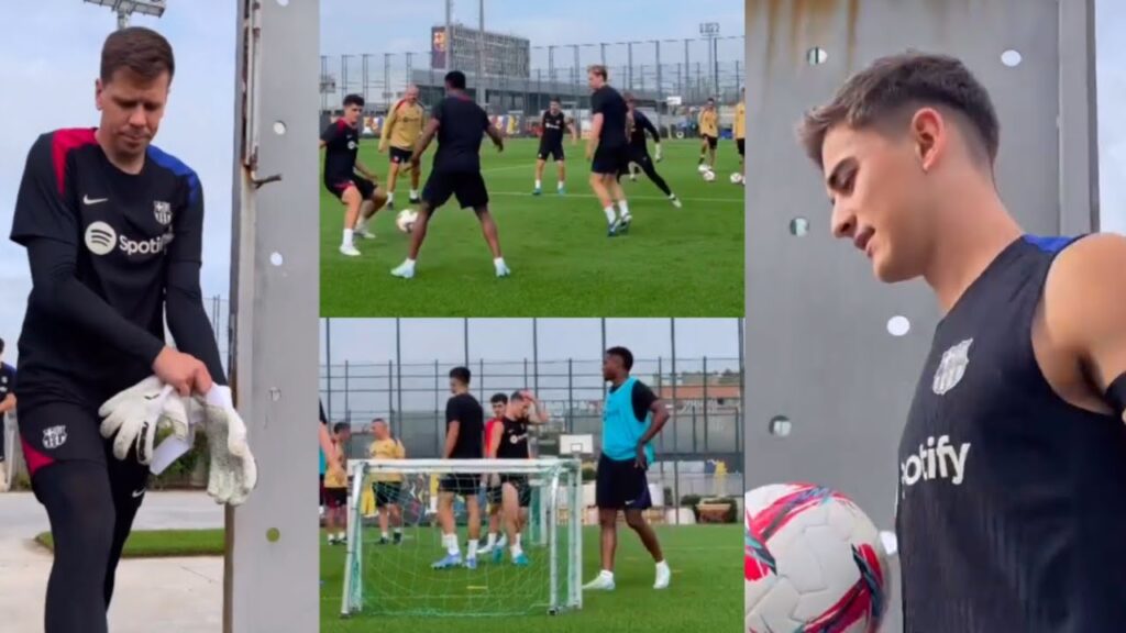 ✅🔥No Breaks💪🏾 Barca training hard today ft. Wojciech Szczesny, Ansu Fati, Gavi, de Jong & Flick