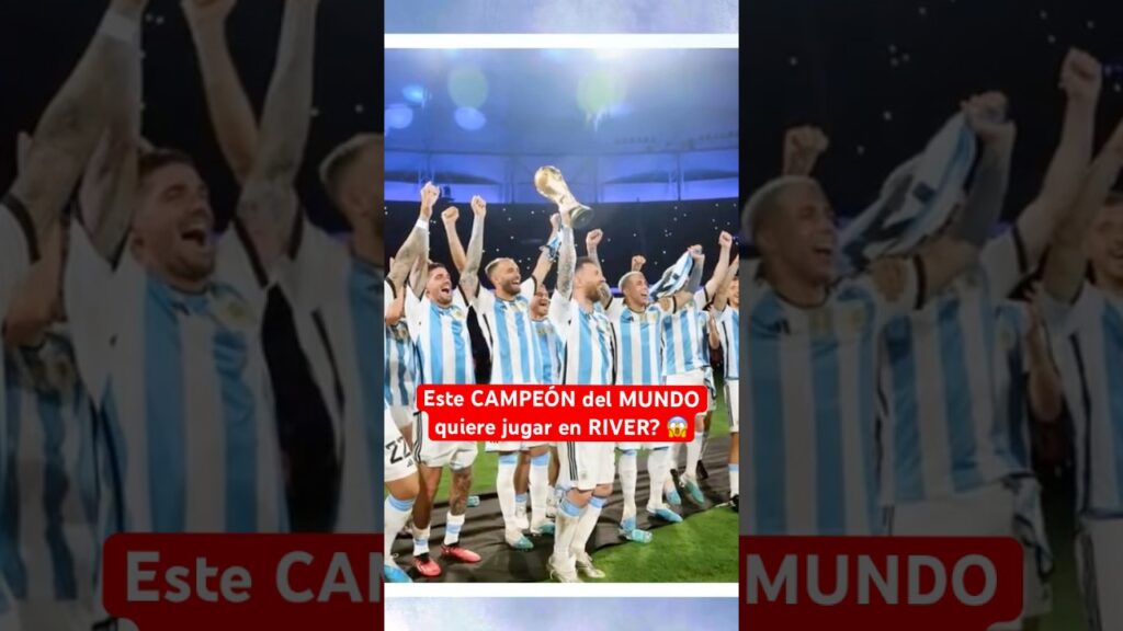 Este CAMPEÓN del MUNDO quiere jugar en RIVER 😱| Otamendi a #RiverPlate #Futbol #Argentina