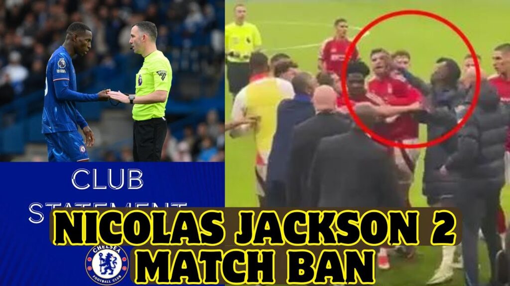 BREAKING! Nicolas Jackson To Face A 2 Match Ban After Video Appears To Show Him Slapping Morato. BREAKING! Nicolas Jackson To Face A 2 Match Ban After Video Appears To Show Him Slapping Morato.