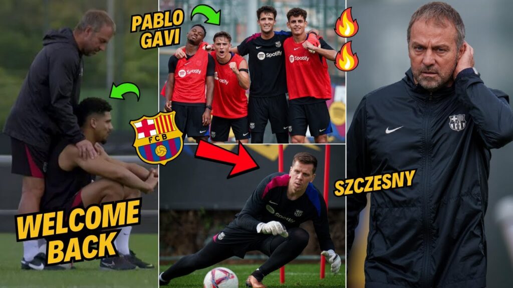 💪 BARCELONA TRAINING SESSION🔥 PABLO GAVI, FERMIN LOPEZ & RONALD ARAUJO RETURN 🥶🥶 EUROPE NOT READY