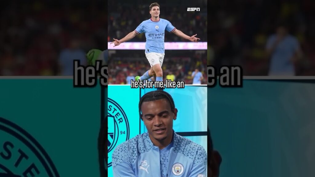 Manuel Akanji would love to have Julian Alvarez in his national team 🤝  #shorts