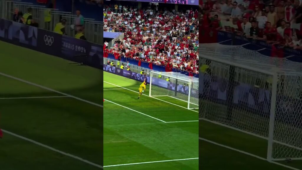 Ezzalzouli Ez Abde but #jeuxolympiques2024 #maroc #irak #nice