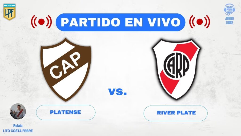 ​ 🔴​⚪​ #PLATENSE VS #RIVERPLATE | EN VIVO | #LIGAPROFESIONAL⚽ | FECHA 17  | JUEGO LIBRE RADIO