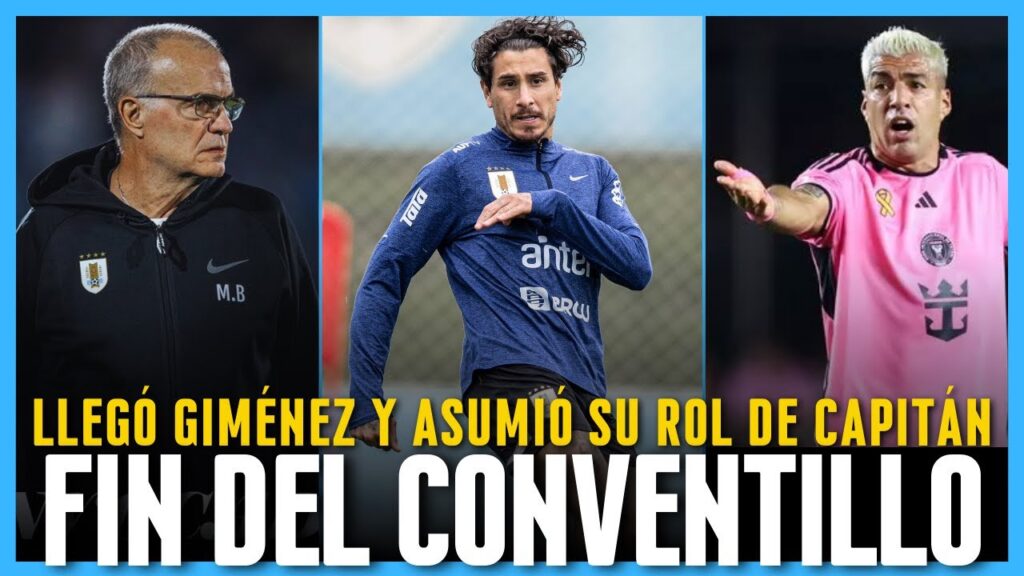 GIMÉNEZ el único que se comportó como un ADULTO en el circo de la selección uruguaya