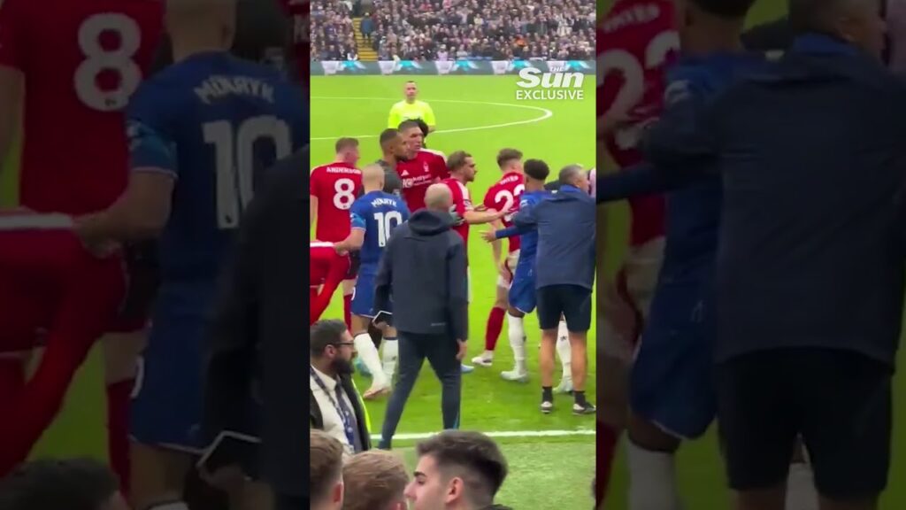Shock new footage appears to show Nicolas Jackson SLAP Nottingham Forest's Morata