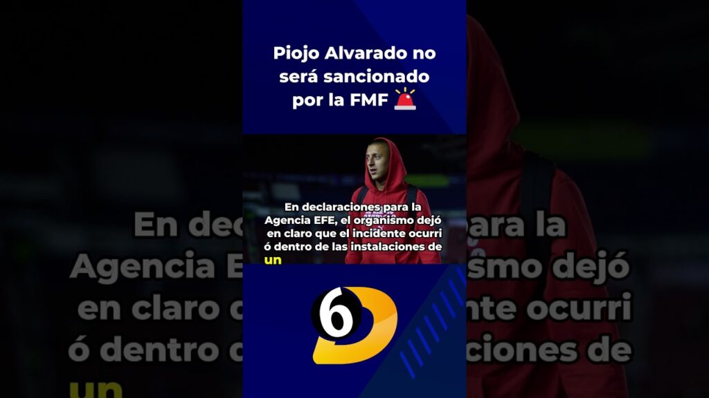 Roberto Alvarado no será sancionado, revela la Federación Mexicana de Futbol | #shorts