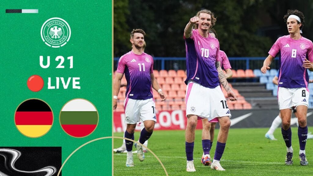 LIVE 🔴 Germany vs. Bulgaria | Under-21 - EURO Qualifiers