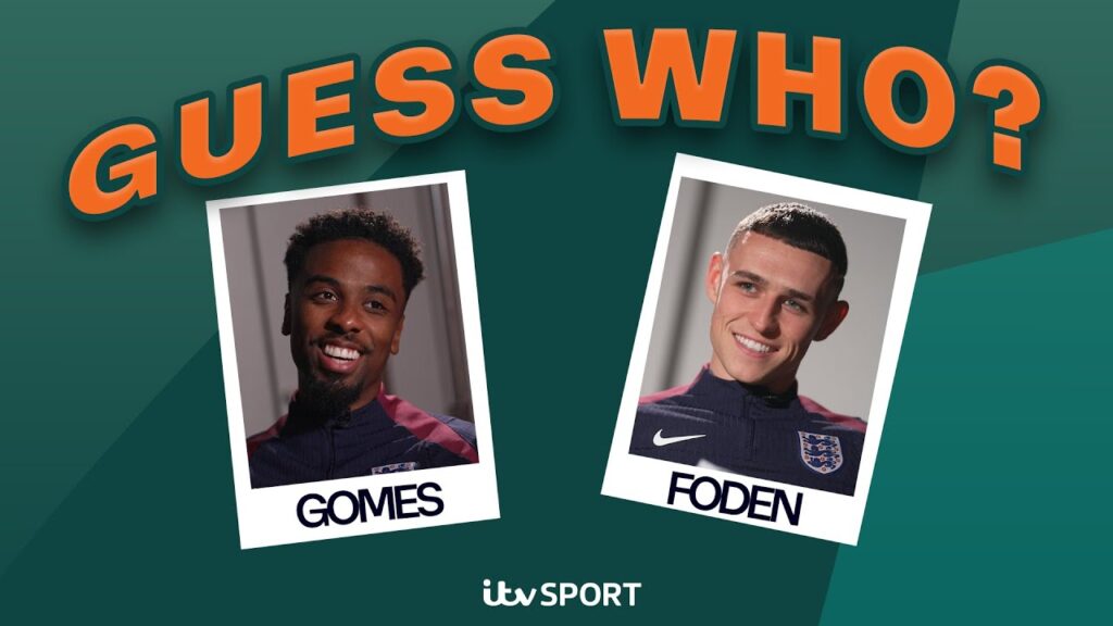 England Guess Who? 🤣 | With Lille's Angel Gomes & Manchester City's Phil Foden | ITV Sport