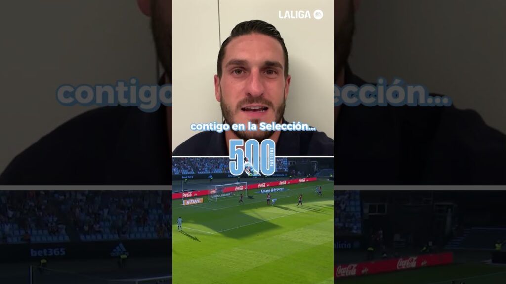 Koke a Aspas: "Seguro que para ti es un sueño llegar a los 500 partidos"