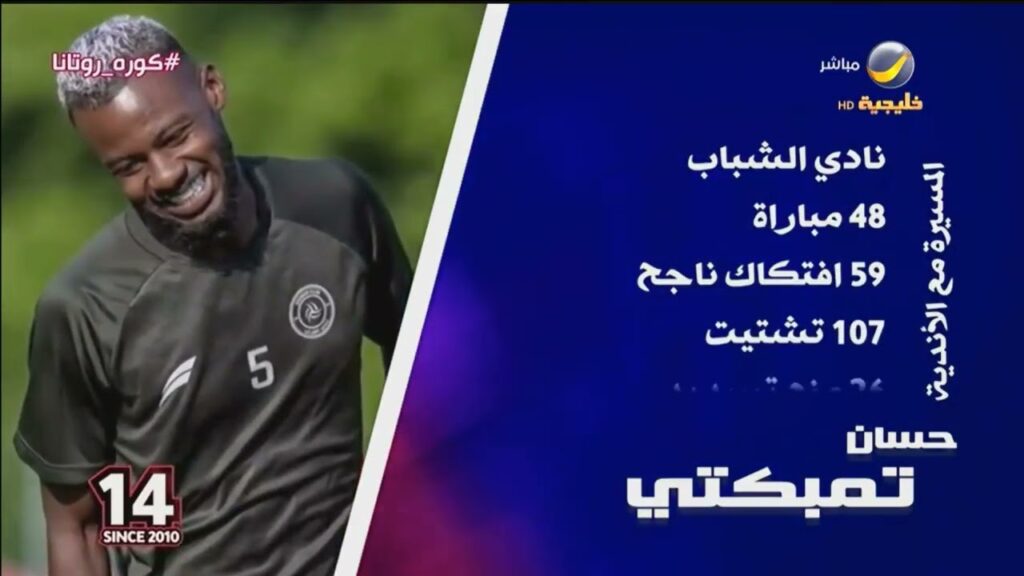 أرقام وانجازات في مسيرة حسان تمبكتي