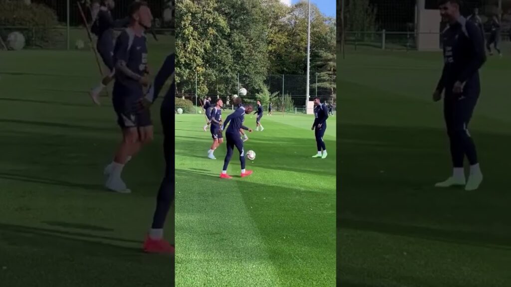 ¡DEMBELÉ Y CAMAVINGA A PURA MAGIA EN EL ENTRENAMIENTO DE FRANCIA! | #Shorts