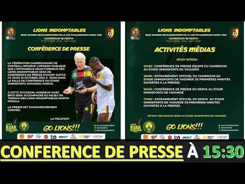 MARTIN HONGLA EN CONFFERENC DE PRESSE AVEC MARC BRYS