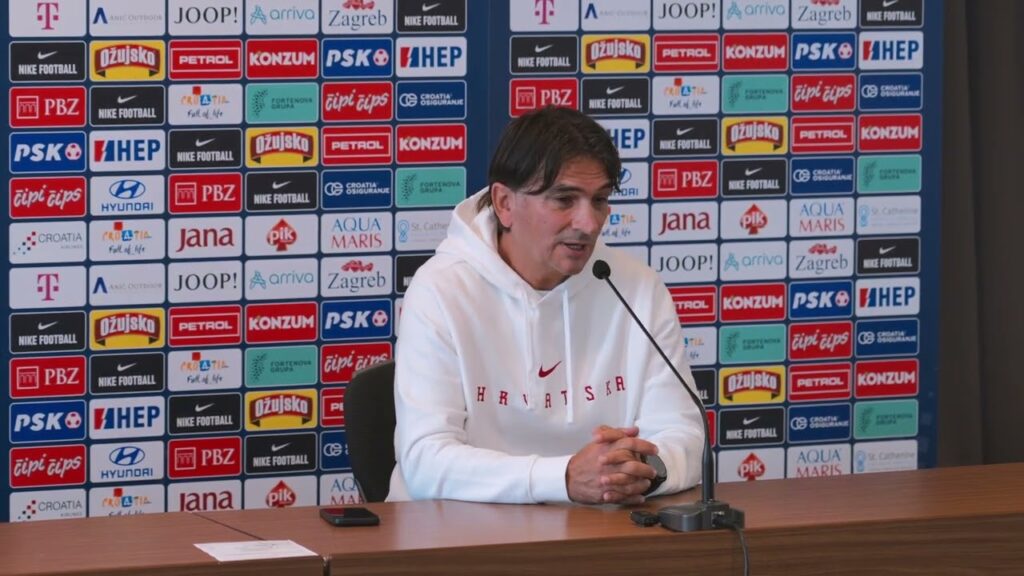 Press konferencija: Izbornik Zlatko Dalić uoči Škotske Press konferencija: Izbornik Zlatko Dalić uoči Škotske