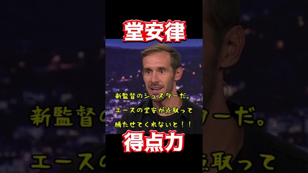 堂安律、得点力