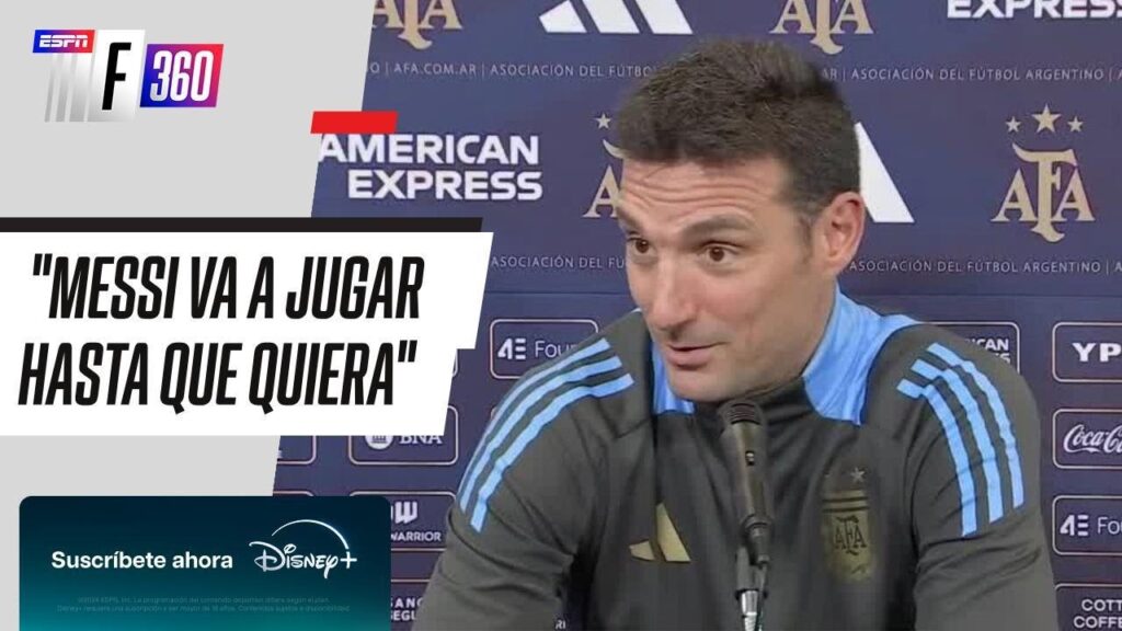 "VAMOS A VIAJAR MAÑANA SI EL TIEMPO LO PERMITE": Lionel Scaloni EN CONFERENCIA, por #ESPNF360