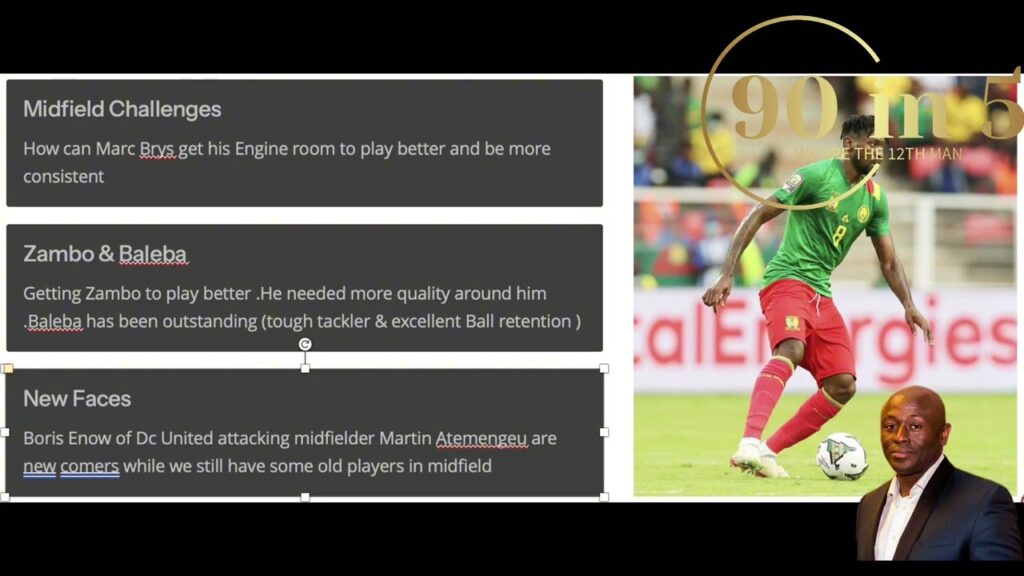 Unlocking André-Frank Zambo Anguissa: Key to Cameroon’s Midfield.Baleba has been a great inclusion