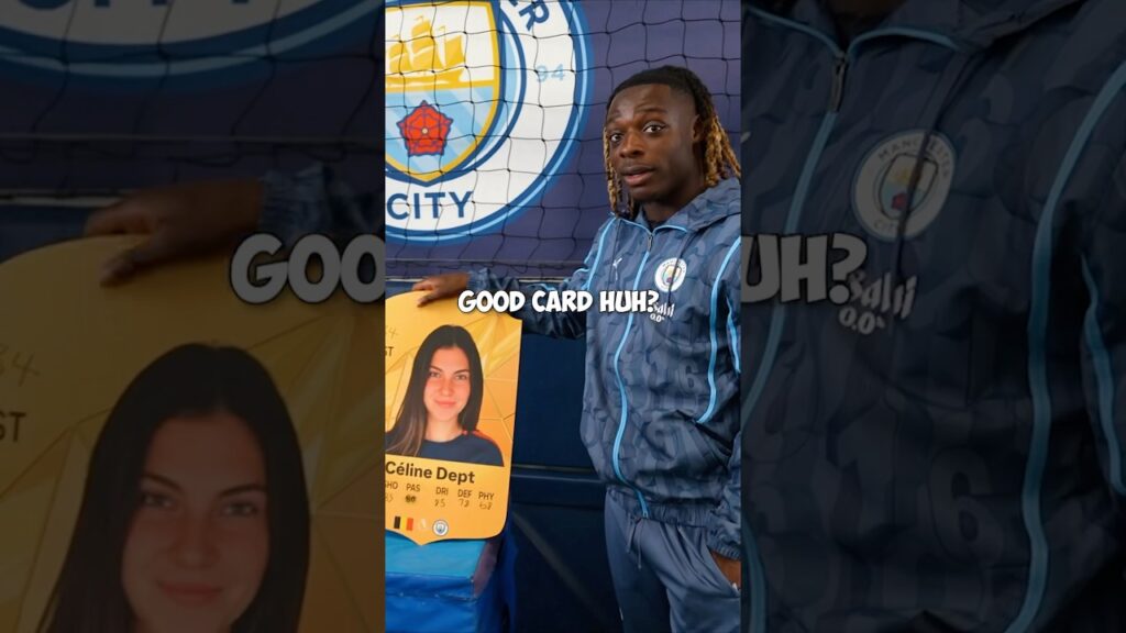 DOKU RATED MY FC25 CARD.. 🙈😅