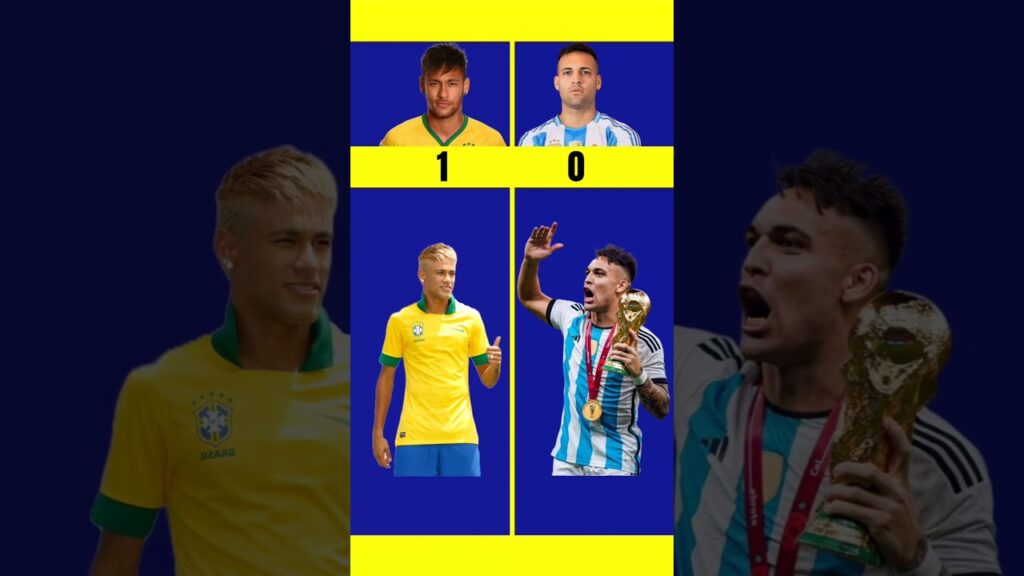 Neymar vs Lautaro Martinez #shorts #neymar #lautaromartinez