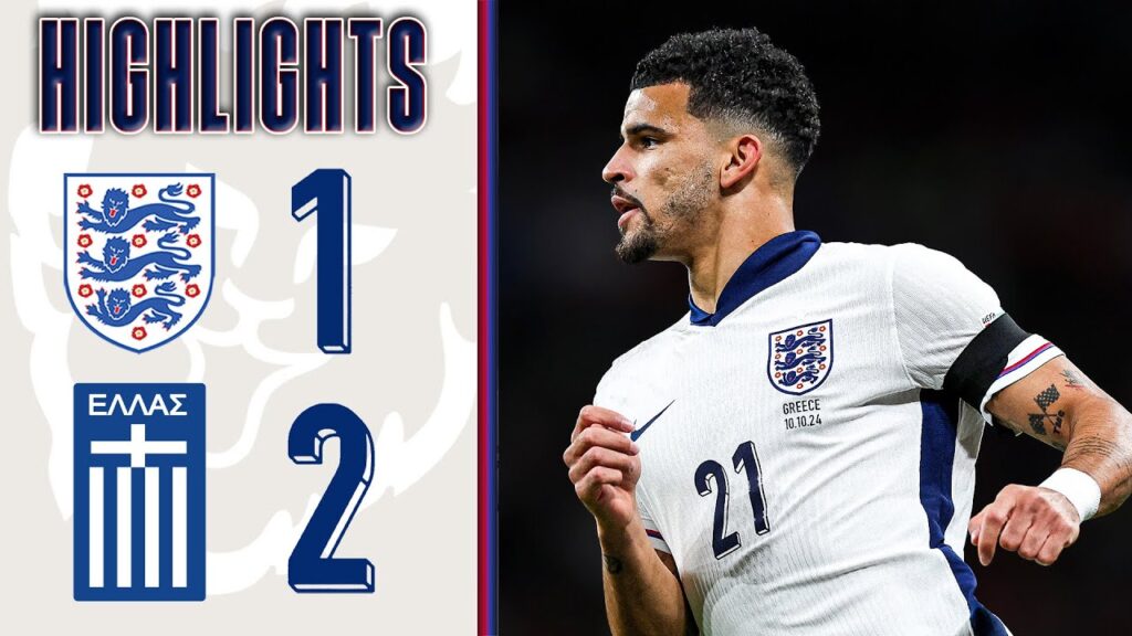 England 1-2 Greece | Three Lions Defeated At Wembley | UEFA Nations League Highlights