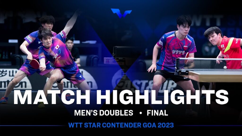 Yukiya Uda/Shunsuke Togami vs An Jaehyun/Cho Seungmin | MD Final | WTT Star Contender Goa 2023