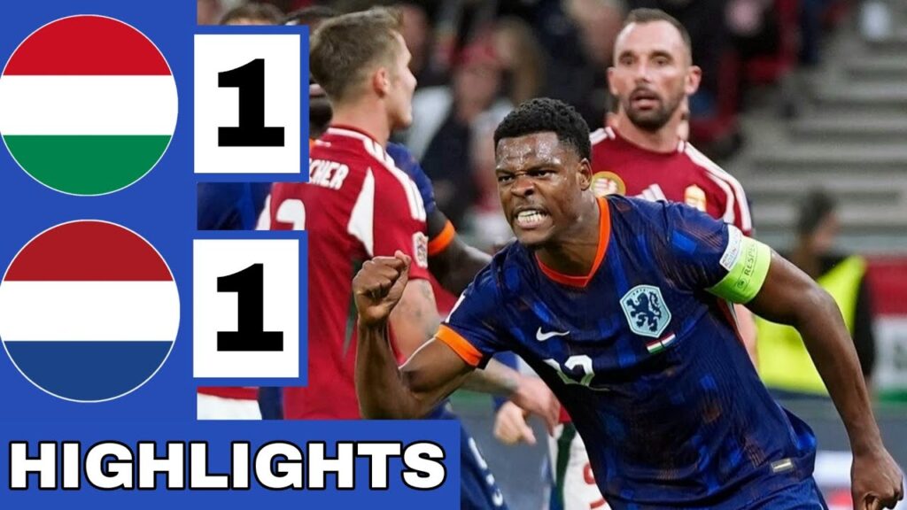 🟡Hungary vs Netherlands (1-1) Extended HIGHLIGHTS | UEFA Nations League