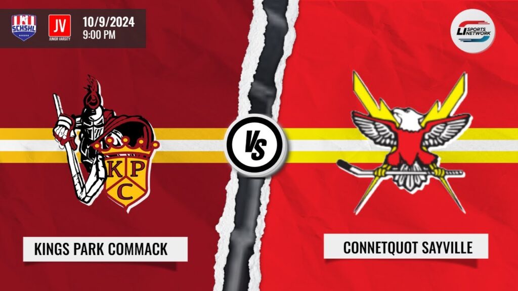 SCHSHL Junior Varsity Hockey | Kings Park Commack vs Connetquot Sayville