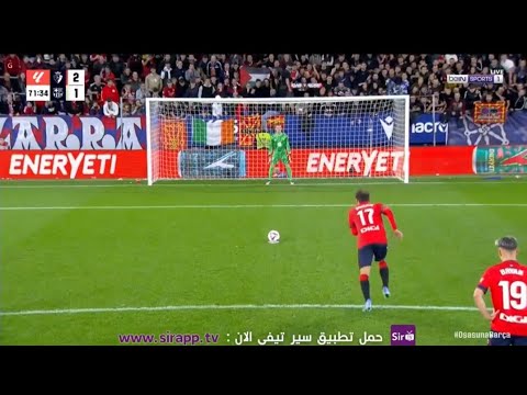 Ante Budimir Goal | Osasuna vs Barcelona 3-1 All Goals and Extended Highlights 2024/25