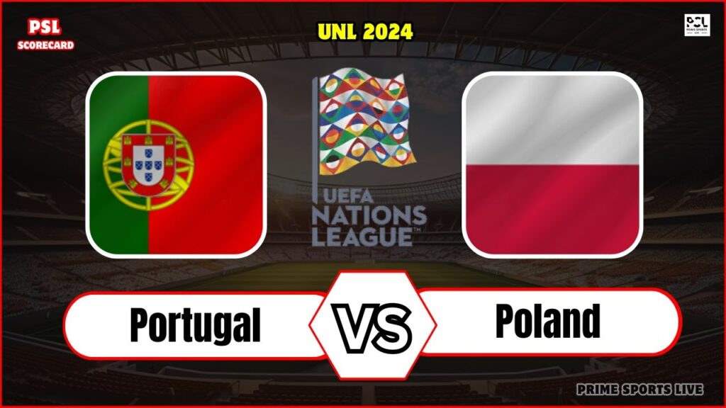 Poland vs Portugal | UEFA Nations League 2024 | Soccer Football Live Score Update today