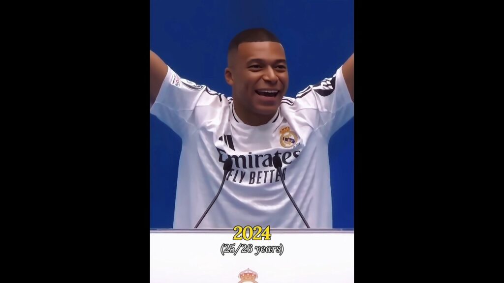Kylian Mbappé Evolution 2001-2024 Kylian Mbappé Evolution 2001-2024