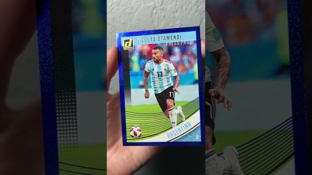 2018-19 Donruss Blue Press Proof /5                                    Nicolas Otamendi 🇦🇷🐐