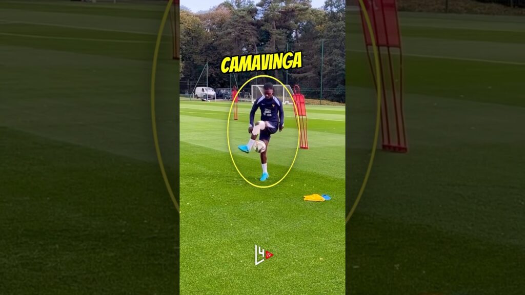 Camavinga puts on a skillful display ❄️ #france #camavinga #realmadrid