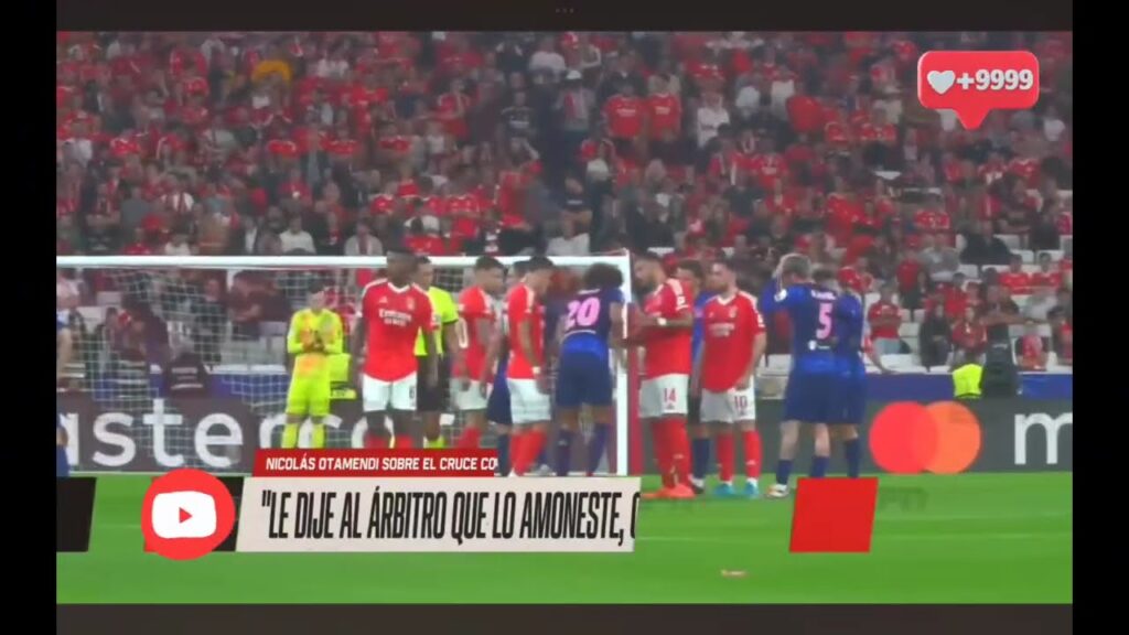 Cruce Otamendi y Di María vs Rodrigo De Paul #ucl