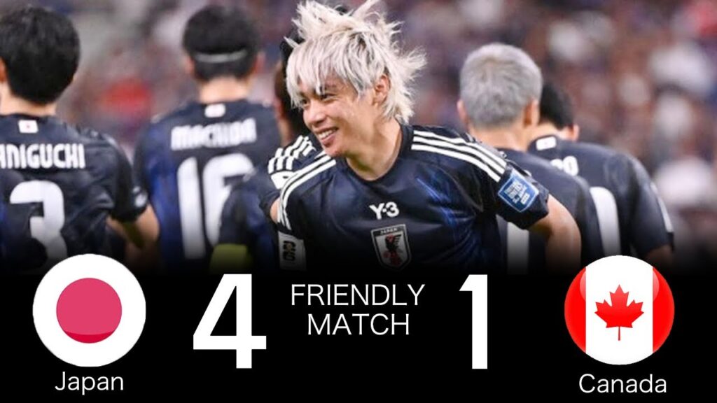 「日本は強豪国だ‼︎」日本代表、伊東純也1アシスト田中碧2ゴールで強敵カナダを”4発粉砕”した日!全く容赦なかった。2023年10月13日 「日本は強豪国だ‼︎」日本代表、伊東純也1アシスト田中碧2ゴールで強敵カナダを”4発粉砕”した日!全く容赦なかった。2023年10月13日