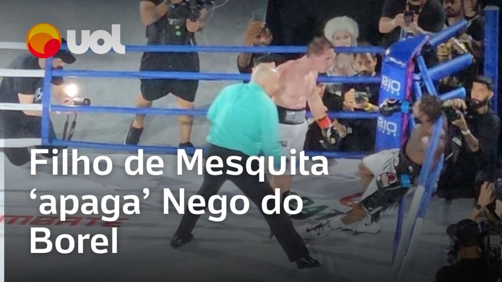Filho de Otávio Mesquita 'apaga' Nego do Borel no Fight Music Show